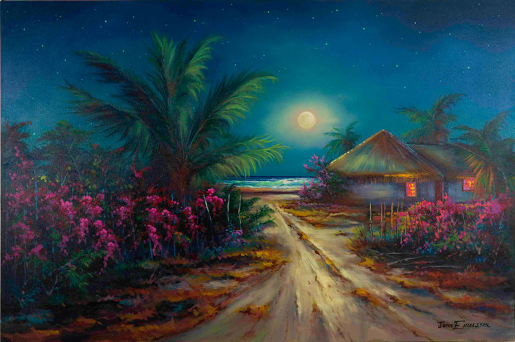 Jonn Einerssen, Moonlight and Bugambilia (Aluminum)