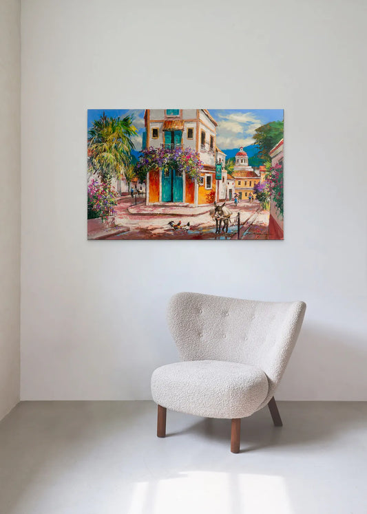 “Afternoon Deliveries” Metal Fine Art Editions