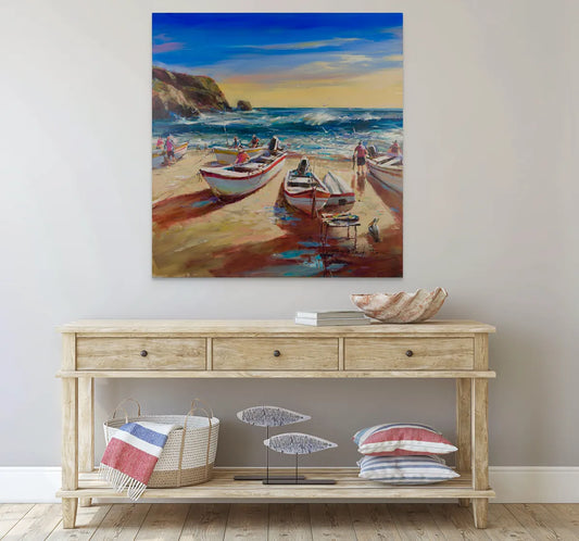 “Atardecer at Punta Lobos” Original Painting