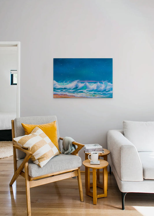 Pintura original “La luna arriba”