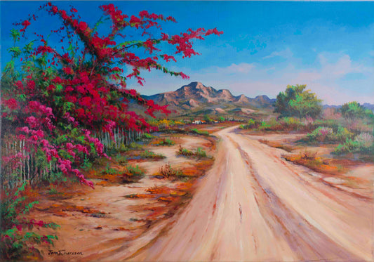 Jonn Einerssen, Baja Avenue, oil on canvas, 28 X 40 in
