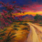 Jonn Einerssen, Bugambilia Lane, oil on canvas, 20 X 30 in