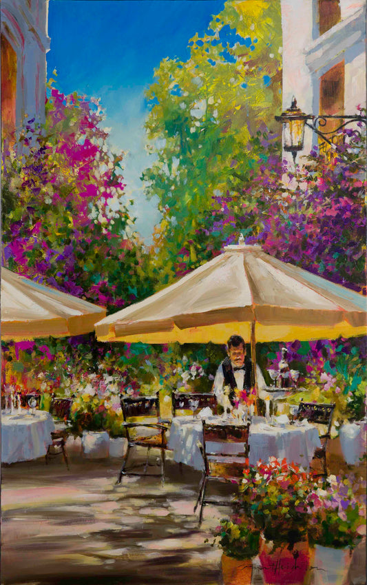 Brent, Heighton, The Secret Garden, acrylic on canvas, 48 X 30 in