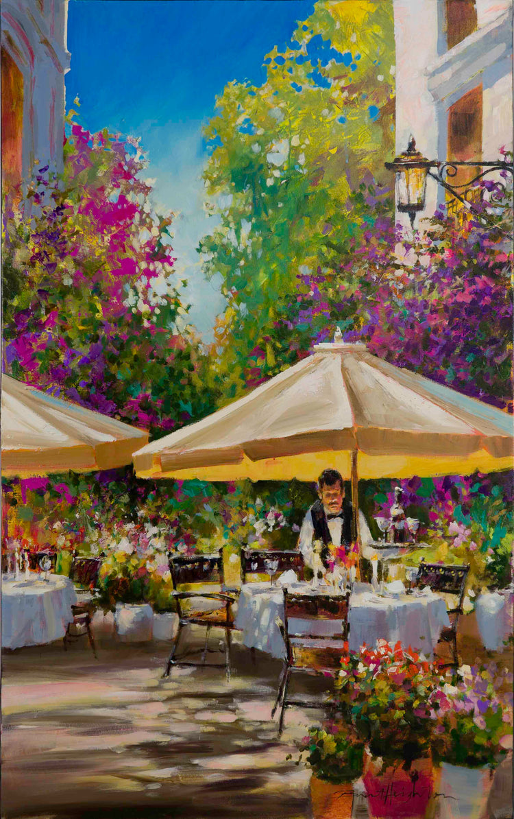 Brent, Heighton, The Secret Garden, acrylic on canvas, 48 X 30 in