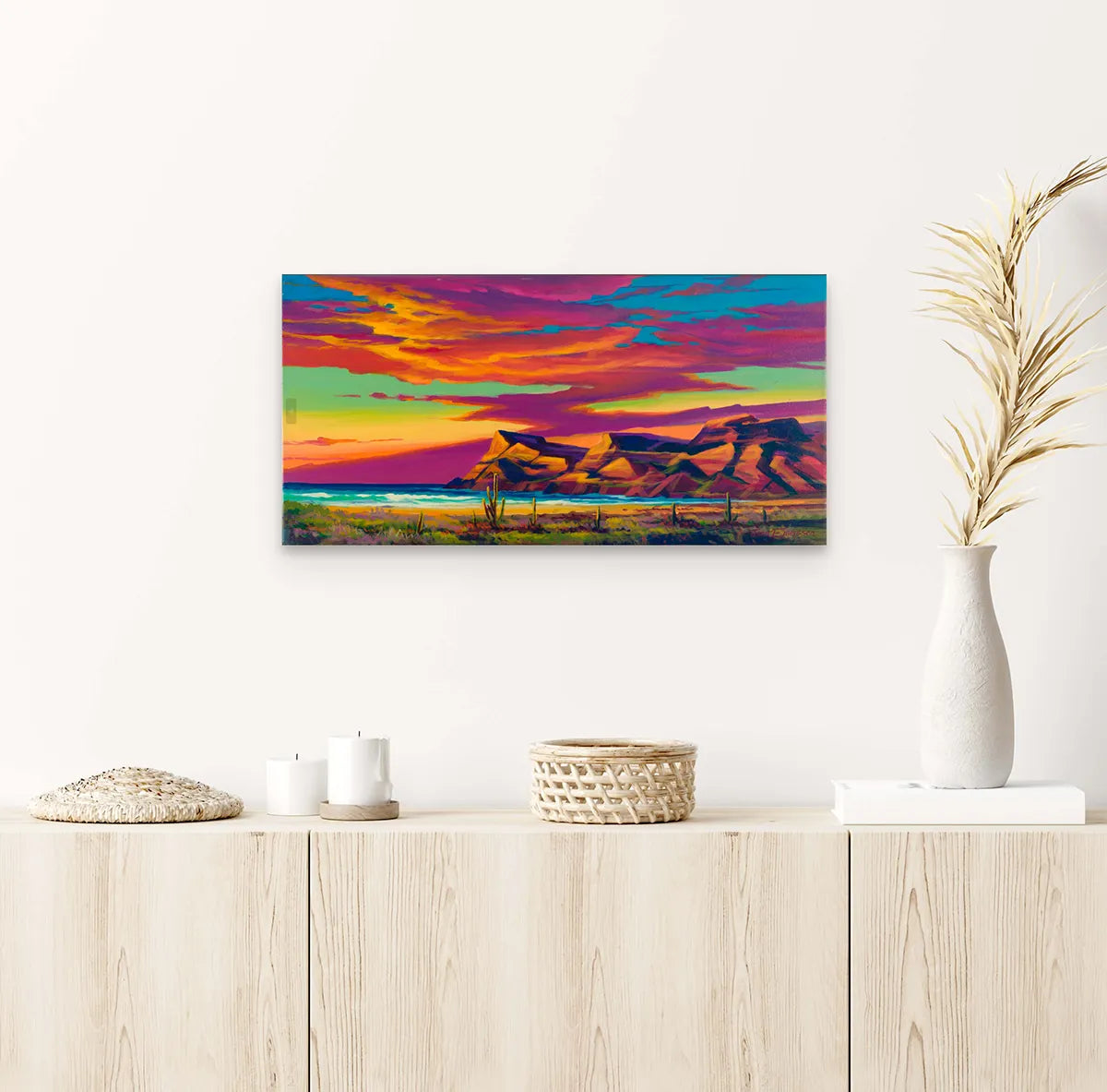 Desert and Sea Original Painting
