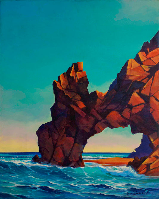 Jonn Einerssen, El Arco, oil on canvas, 30 X 24 in