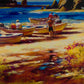 Brent Heighton, Gone Fishing, embellished giclée 20/40, 30 X 40 in