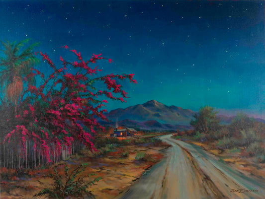 Jonn Einerssen, Midnight in Baja, oil on canvas, 30 X 40 in