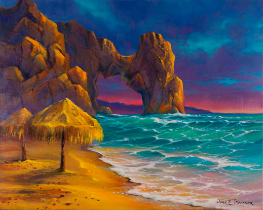 Jonn Einerssen, My Winter Wonderworld, oil on canvas, 30X 24 in