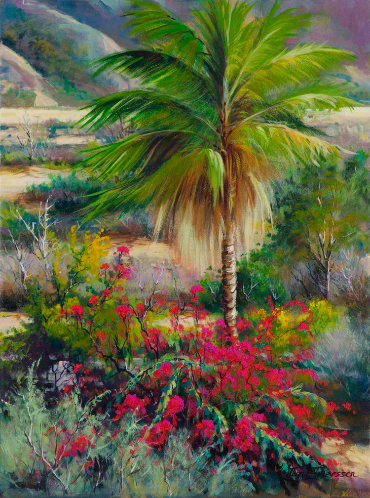 Jonn Einerssen, Santiago, oil on canvas, 24 X 18 in