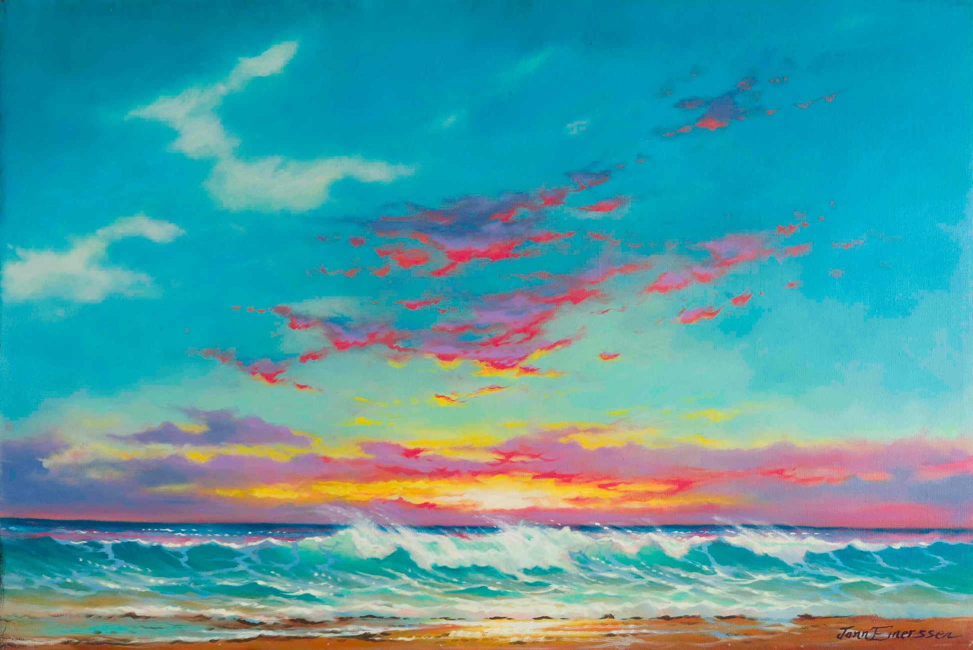 Jonn Einerssen, Sea of Cortez Morning (Aluminum)